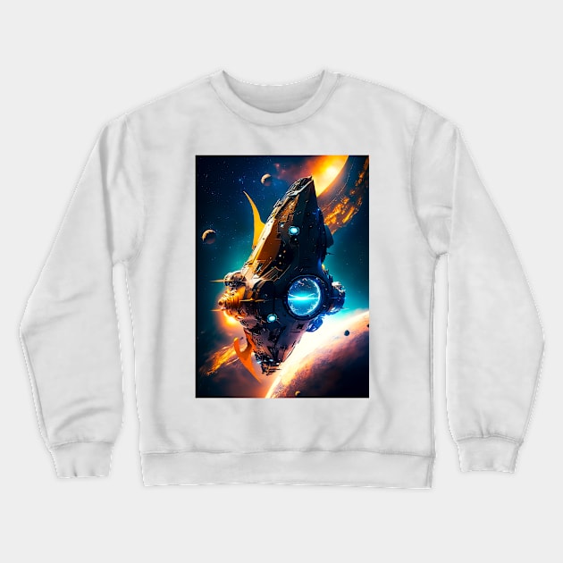 Mystical Universe: Chaos & Magic Crewneck Sweatshirt by James Garcia